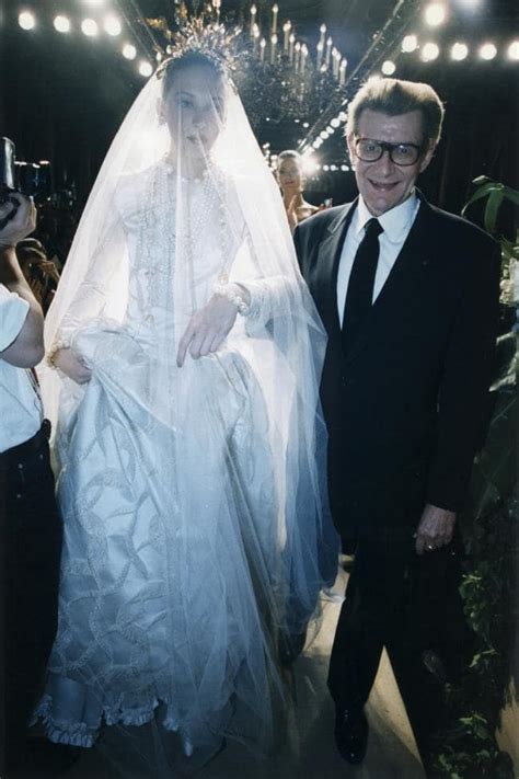 17 of Yves Saint Laurent’s most beautiful wedding .